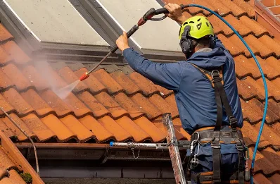 Démoussage et hydrofuge de toiture à Champsanglard